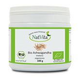 Ashwagandha BIO moulu 100g NATVITA